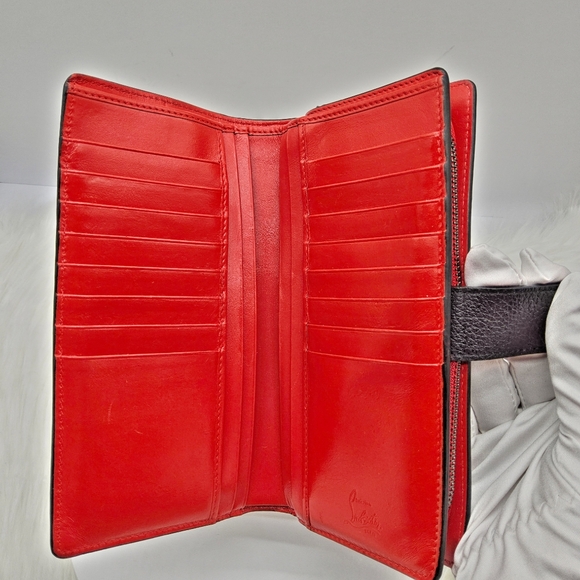 Christian Louboutin Paloma black and red wallet - Picture 5 of 14